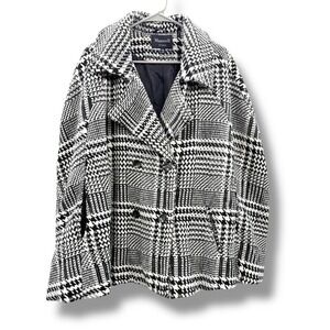 Maxwell Studio Cape Women's XXL Double Breasted Layering Statement Classic